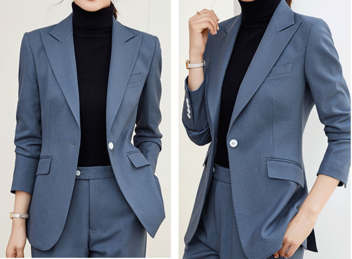 職業(ye) 裝女士西服展示